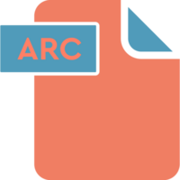 Arc File Format Icon Rounded Shapes And Spacing png