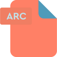 Arc File Format Icon Rounded Shapes png