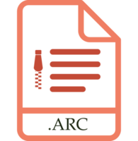 Arc File Minimal Icon With Symbol png