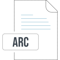Arc Icon Black Dashed Outline png