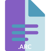 Arc Empty Doc Icon 2 Color png