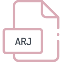 Rose Color Fill Arj File Icon png