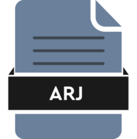 Arj File Icon Black Color And Lines png