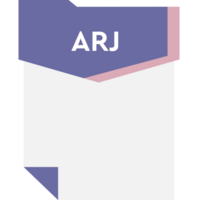 Arj File Format Minimal Icon png