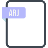 Arj File Rectangular Icon png
