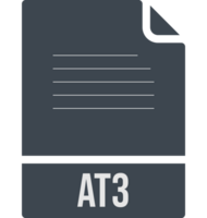 At3 File Icon With Purple Color png
