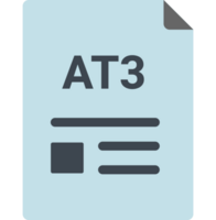 At3 File Icon With Symbols png