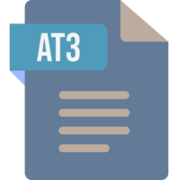 At3 Icon Blue And Grey Color png