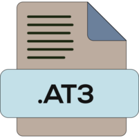 At3 File Extension Icon Light Fill png