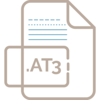 At3 File Extension Icon Yellow Fill png