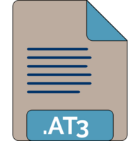 At3 File Icon Light And Grey Fill png