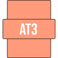 At3 File Extension Icon Orange Fill png