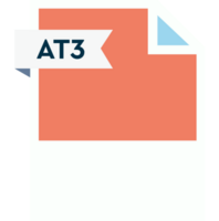 At3 File Format Icon Light Colors png
