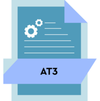 At3 File Format Icon Modern Design png