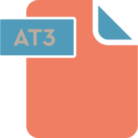 At3 File Format Icon Rounded Shapes And Spacing png