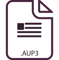 Aup3 File Icon With Symbol png