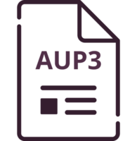 Aup3 File Icon png