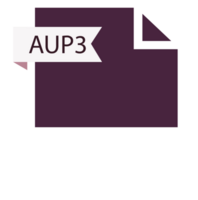 Aup3 File Format Icon Roe Color Fill png