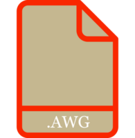 A file with the word awg on it png