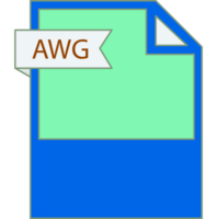 Awg File Format Icon Minimal png