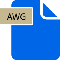 Awg File Format Icon Rounded Shapes And Spacing png