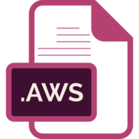 Aws File Extension Icon Color Fill Rounded Corners Inside Transparent png