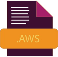 Aws File Extension Icon Fill And Bebes Writting png