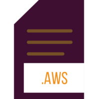 Aws File Extension Icon Minimal Colro Fill png