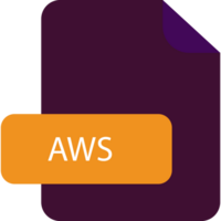 Aws File Extension Icon Rounded Corners And Deep Color png
