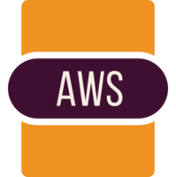 Aws File Extension Icon Rounded And Color Fill png