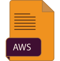 Aws File Extension Icon Rounded Lines And Crisp Corners png