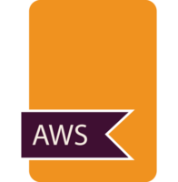 Aws File Format Icon Label Contour png