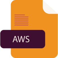Aws File Extension Rounded Lines And Shape png