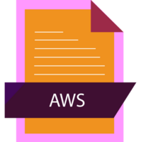 Aws File Format Icon Modern Design png