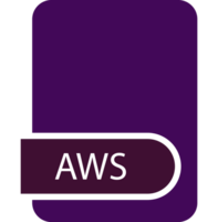 Aws File Format Icon With Contour png