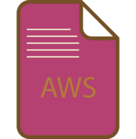 Aws File Icon Fill And Outline Rounded Corners png
