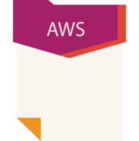 Aws File Format Minimal Icon png