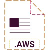 Aws File Icon Minsk Dashed Rounded Outline png