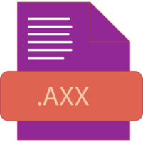 Axx File Extension Icon Fill And Bebes Writting png
