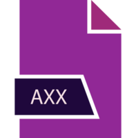 Axx File Format Icon Shape png