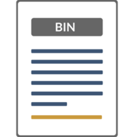Bin Contract Document Icon png