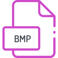 Fuchsia Pink Fill Bmp File Icon png