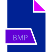 The bmp file is shown with the word bmp png