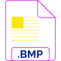 Bmp File Icon Little Lines Outline png