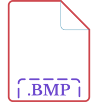 Bmp File Icon Purple Heart Dashed Rounded Outline png