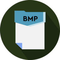 Bmp File Format Minimal Icon With Circular Shape png