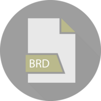 Brd File Format Icon Space In Shapes And Circular Shape Outside png