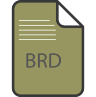 Brd File Icon Fill And Outline Rounded Corners png