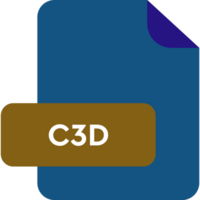 C3d File Extension Icon Jelly Bean And Deep Koamaru Color png
