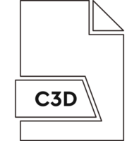 C3d File Format Icon Spacing In Objects png